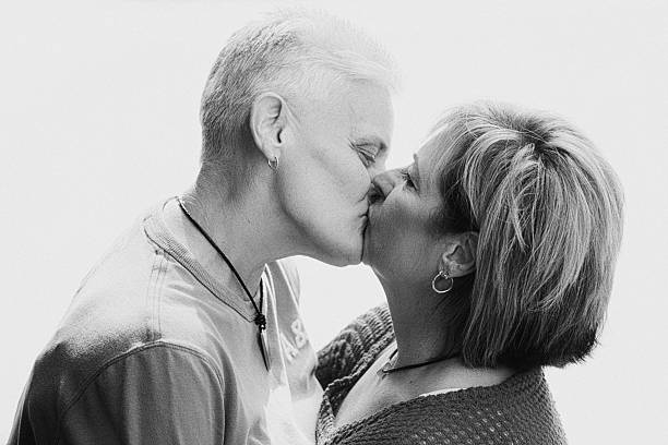 istock happy mature female couple 493185322