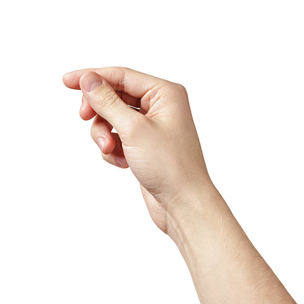 adult man hand to hold something