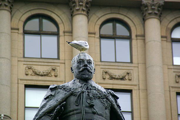 istock Pigeon poop on the Statue,Montreal 493201703