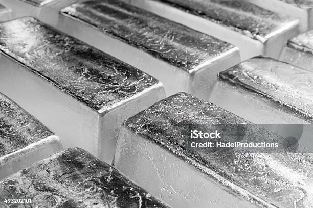 Silver Bars Stockfoto und mehr Bilder von Erz - Erz, Silber, Silberfarbig