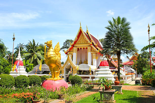 istock Wat Phai Lom Temple at Koh Kret, Nonthaburi ,Thailand. 493203617