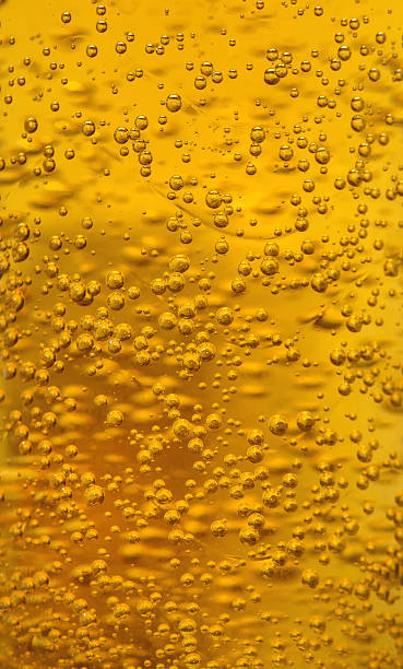 istock Golden bubbles of beer texture 493207251