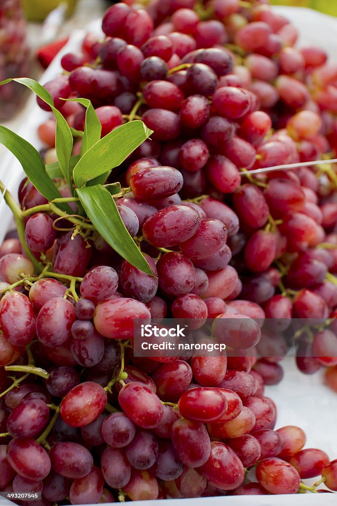 Red grape Red grape on sale in the market Agriculture Stock Photo