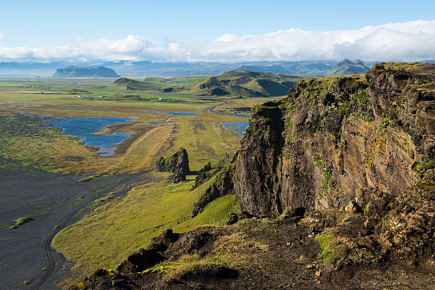 istock Beautiful mountain landscape, Dyrholaey, South Iceland 493213482