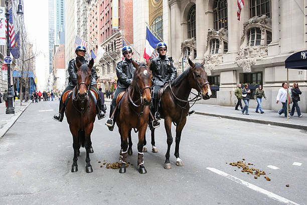 Saint Patricks Day Parade in New York stock photo
