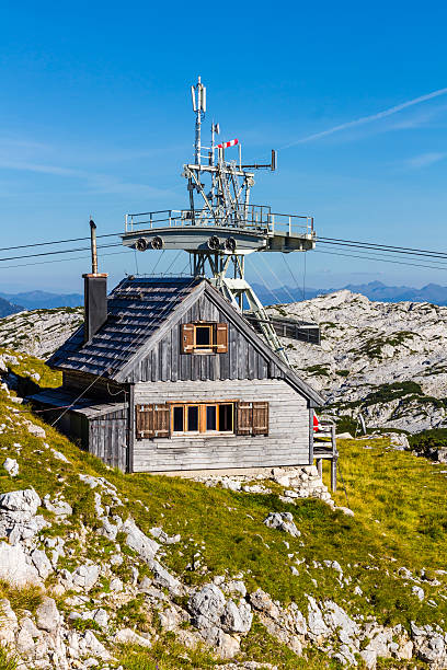 istock Beautiful Alps view from Dachstein Mountain, 5 Fingers viewing Platform 493214358