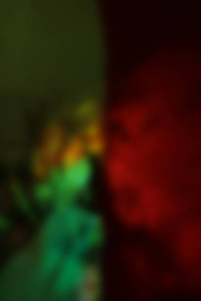 istock Abstract image of lighting red flare with Lens 493216160