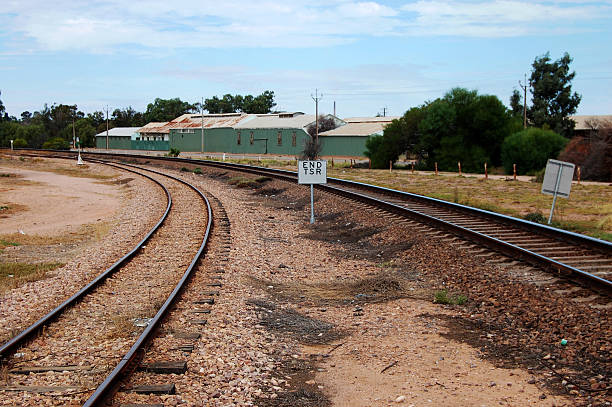 istock Railway road in Port Augusta 493216174