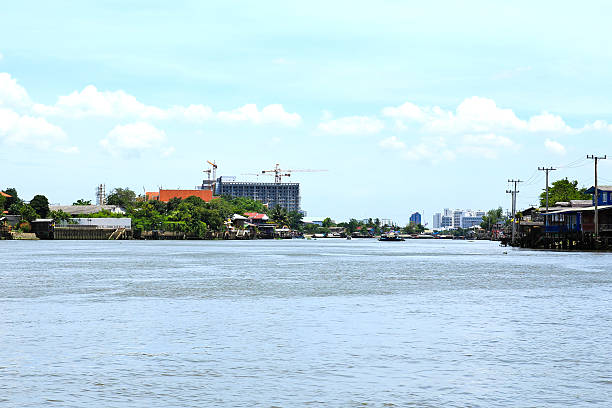 istock Chao Phraya River at Nonthaburi ,Thailand. 493217623