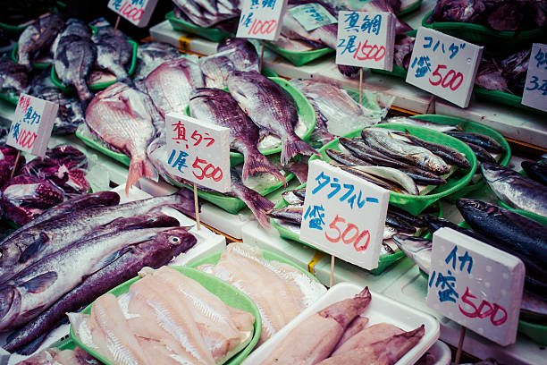 istock Tsukiji Fish Market, Japan. 493218113