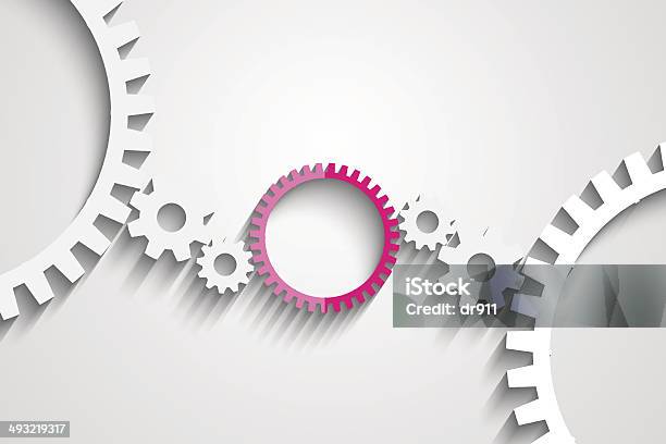 Gears Background Stock Illustration - Download Image Now - Abstract, Backgrounds, Business