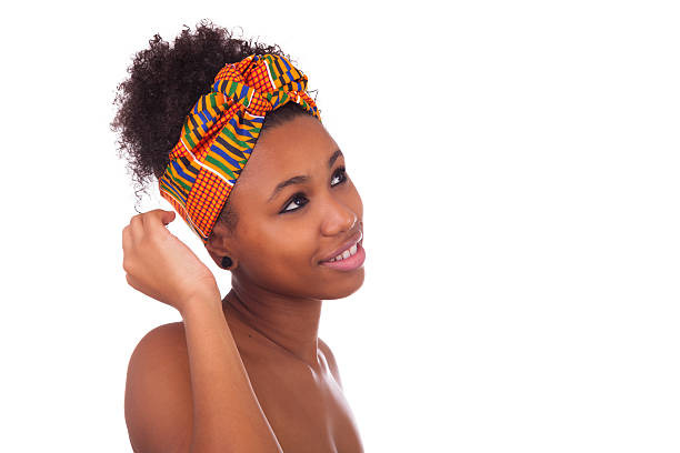 istock Young beautiful african woman, Isolated over white background 493220846