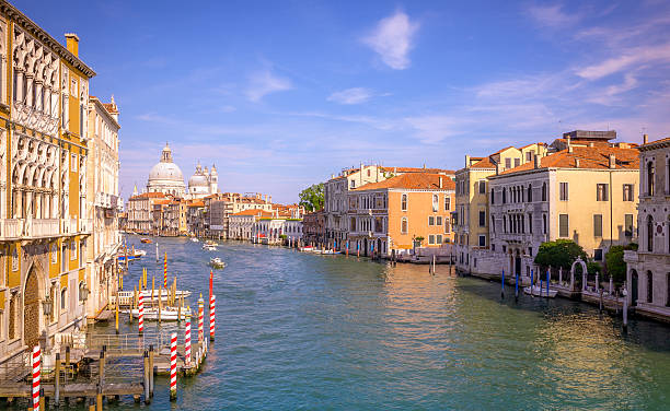 canal grande scena, venezia - photography urban scene venice italy veneto foto e immagini stock