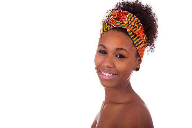 istock Young beautiful african woman, Isolated over white background 493221110