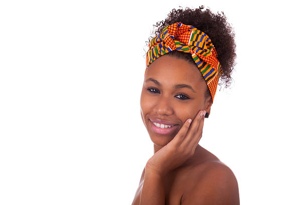 istock Young beautiful african woman, Isolated over white background 493221142