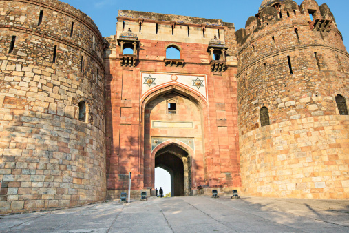 Entrance in Purana Qila - New Delhi, India.