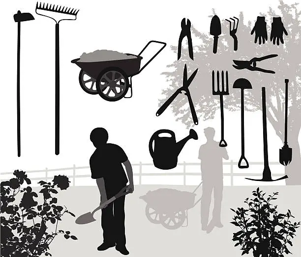 Vector illustration of GardenLover