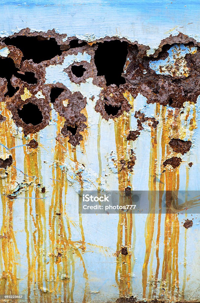 Superficie áspera de metal oxidado - Foto de stock de Abstracto libre de derechos