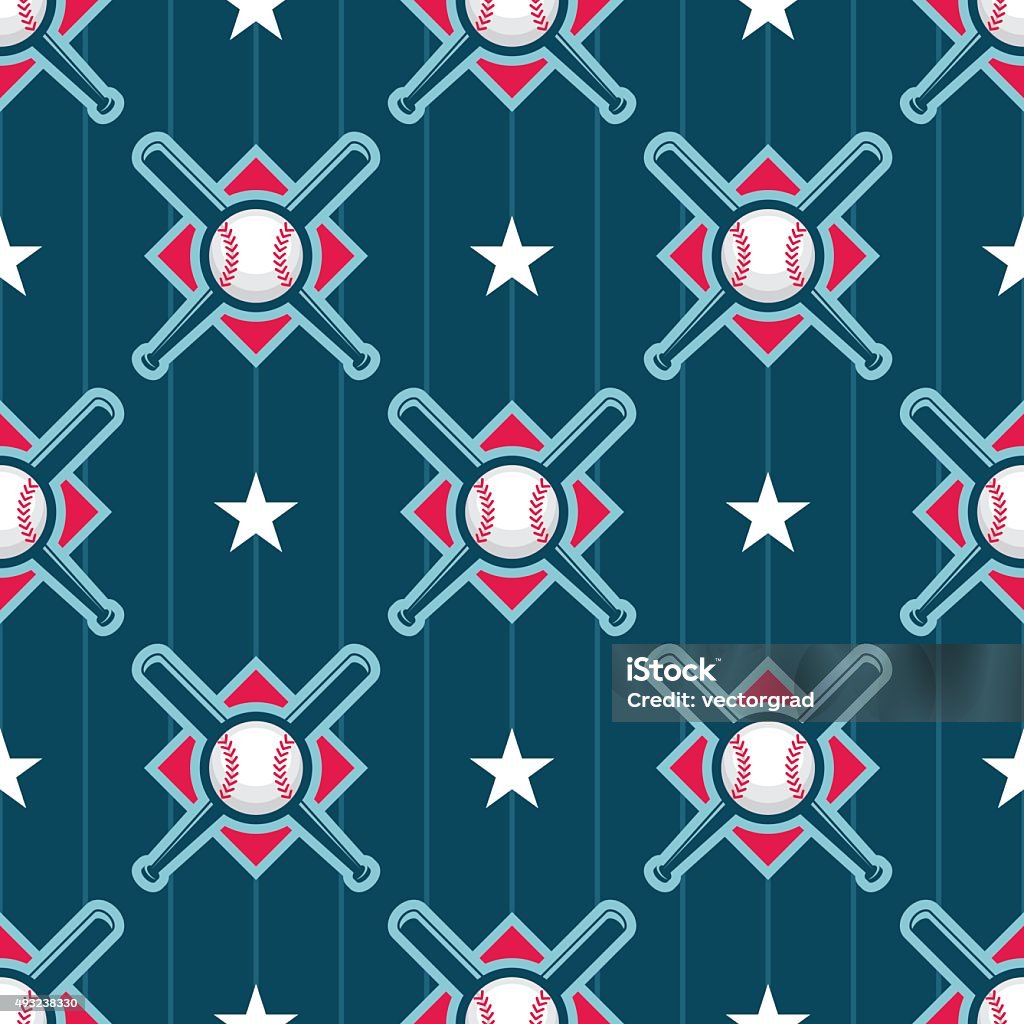 Single Baseball Pattern Baseballpattern Stock Illustration - Download Image Now - Baseball ...