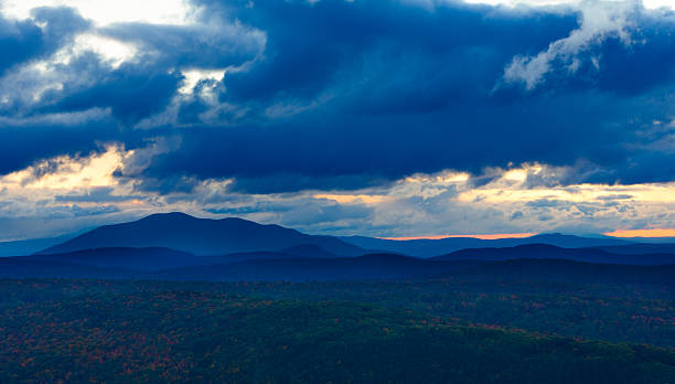 istock Sunrise Sky Over Rolling New England Mountains 493240936