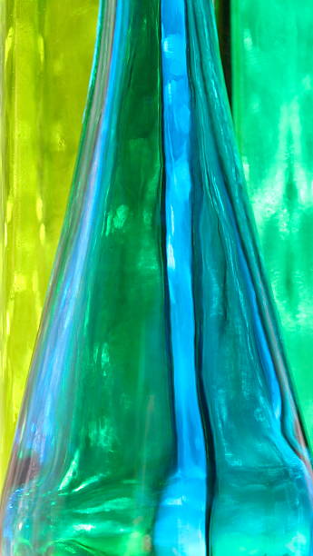 istock Abstract glass background. Macro glass composite. Multi-color, vibrant. 493242488