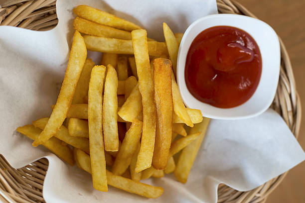istock French fries in basket 493243900