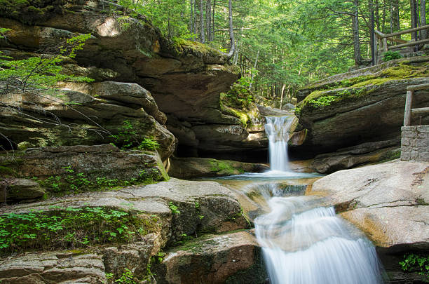 istock Sabbaday Falls in White Mountain National Forest, NH 493244060