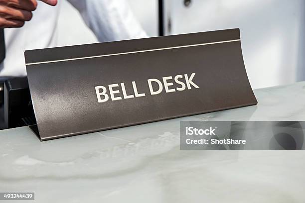 Bell Desk Sign Stock Photo - Download Image Now - Arrival Departure Board, Assistance, Bell