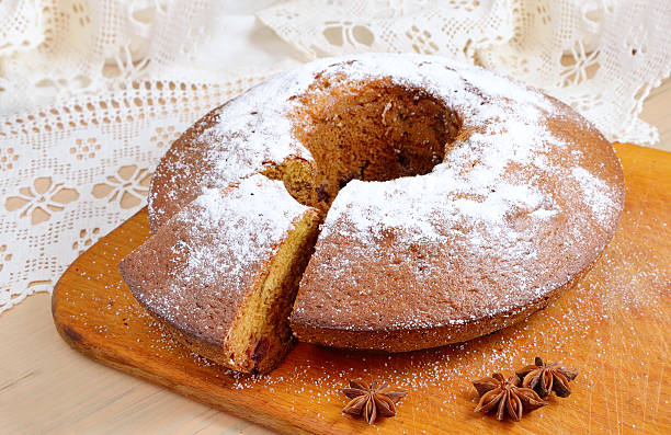 istock Fruitcake with cherries and anise 493244719