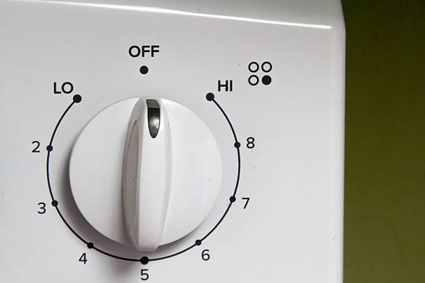 istock Knob on an electric oven 493245408