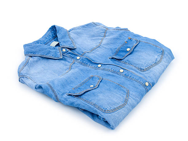 istock blue jean shirt isolated 493245581