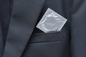 Condoms in the pocket jacket
