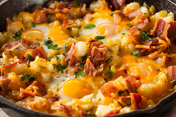 istock Homemade Hearty Breakfast Skillet 493246525
