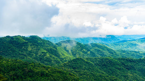 istock Landscape view house on hill 493246630