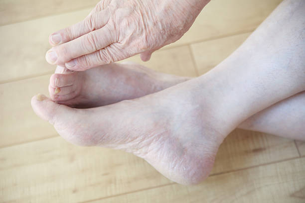 istock Mature man reaching for toes 493246742