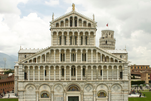 Cathedral of Pisa in Miracoli square