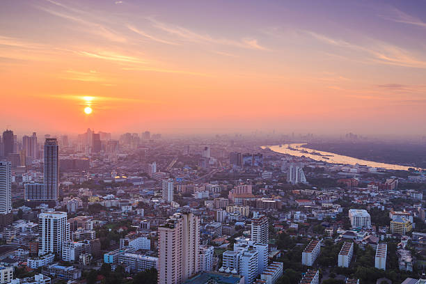 istock Bangkok cityscape in the morning 493247034
