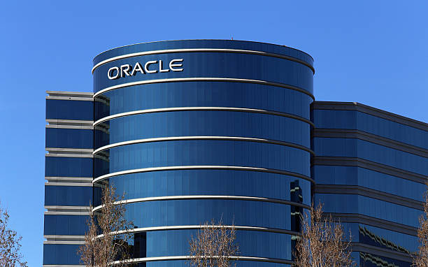 Oracle World Headquarters Redwood City, CA, USA – March 18, 2014: The Oracle World Headquarters located in Redwood City. Oracle Corporation is an American multinational computer technology corporation. oracle building stock pictures, royalty-free photos & images