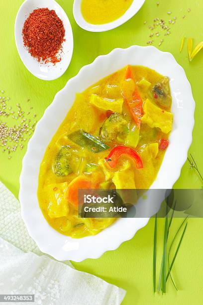 Vegetable Curry Stock Photo - Download Image Now - Curry - Meal, Tofu, Food