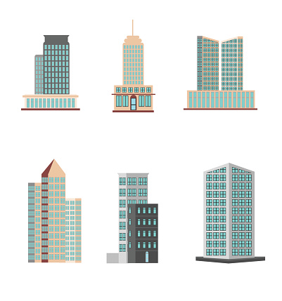 Building Fixture Vector Building Set Vector Design Stock Illustration - Download Image Now ...