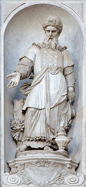 istock Venice - Statue of prophet Aron in Chiesa dei Gesuati 493250141
