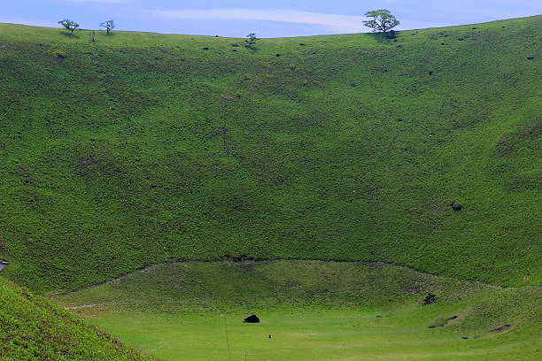 istock Crater of Mt.Omuro 493250613