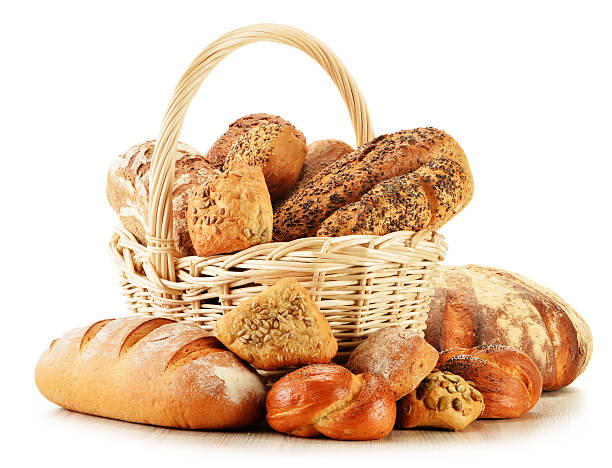 istock Composition with variety of baking products isolated on white 493251031