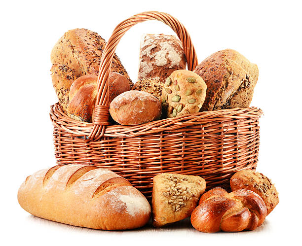 istock Composition with variety of baking products isolated on white 493251045