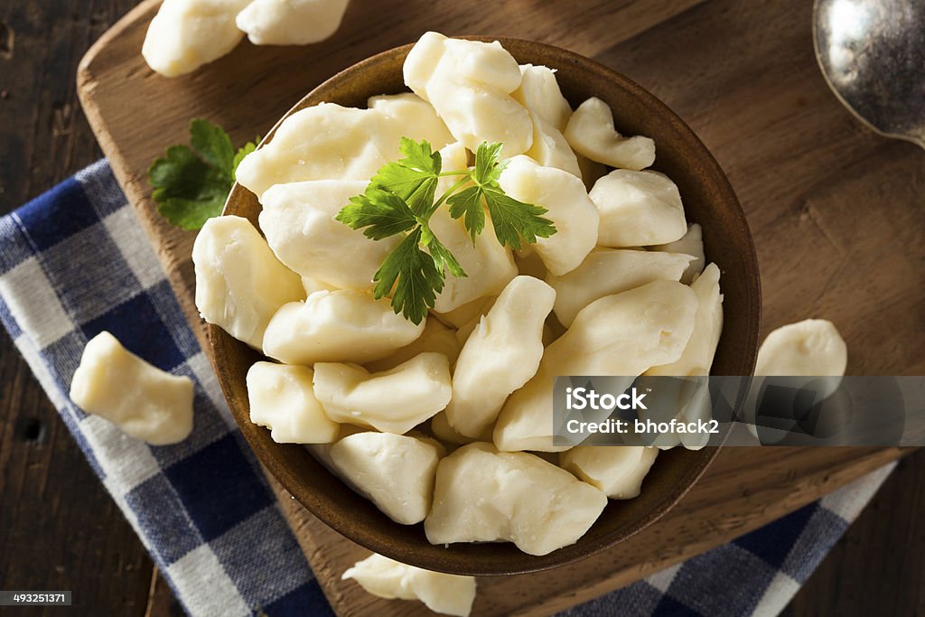 White Dairy Cheese Curds White Dairy Cheese Curds in a Bowl Curd Cheese Stock Photo