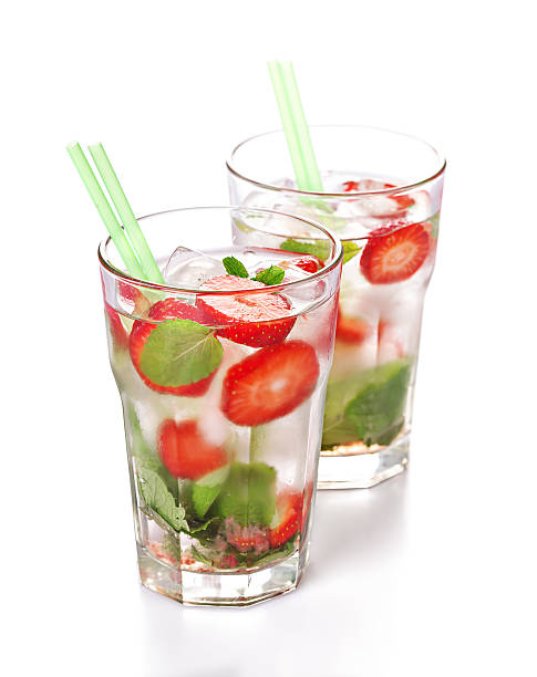 istock Strawberry mojito summer cocktail drink 493251883