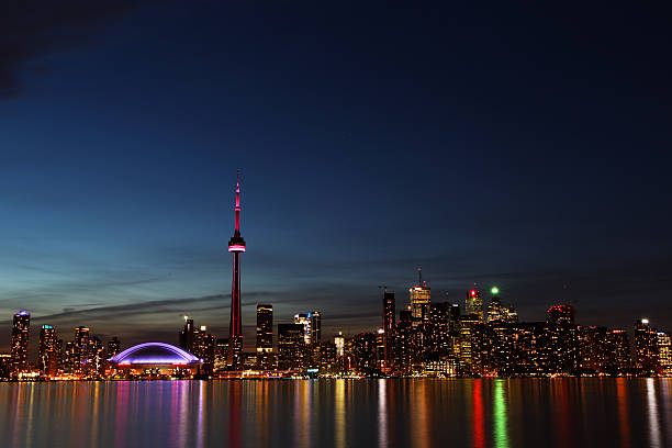 istock City scape at night of Toronto, Canada 493272702