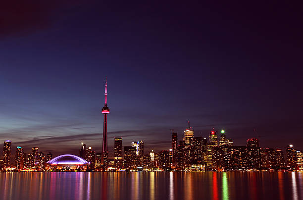istock City scape at night of Toronto, Canada 493272746