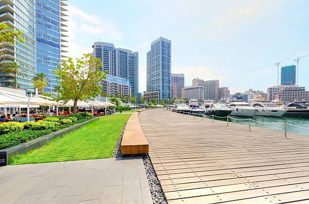 Zaitunay Bay in Beirut, Lebanon