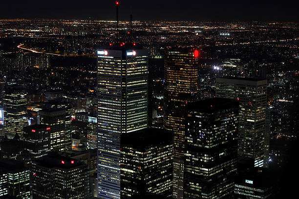 istock City scape at night of Toronto, Canada 493273502